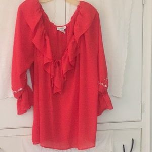 Boho tunic. Flattering